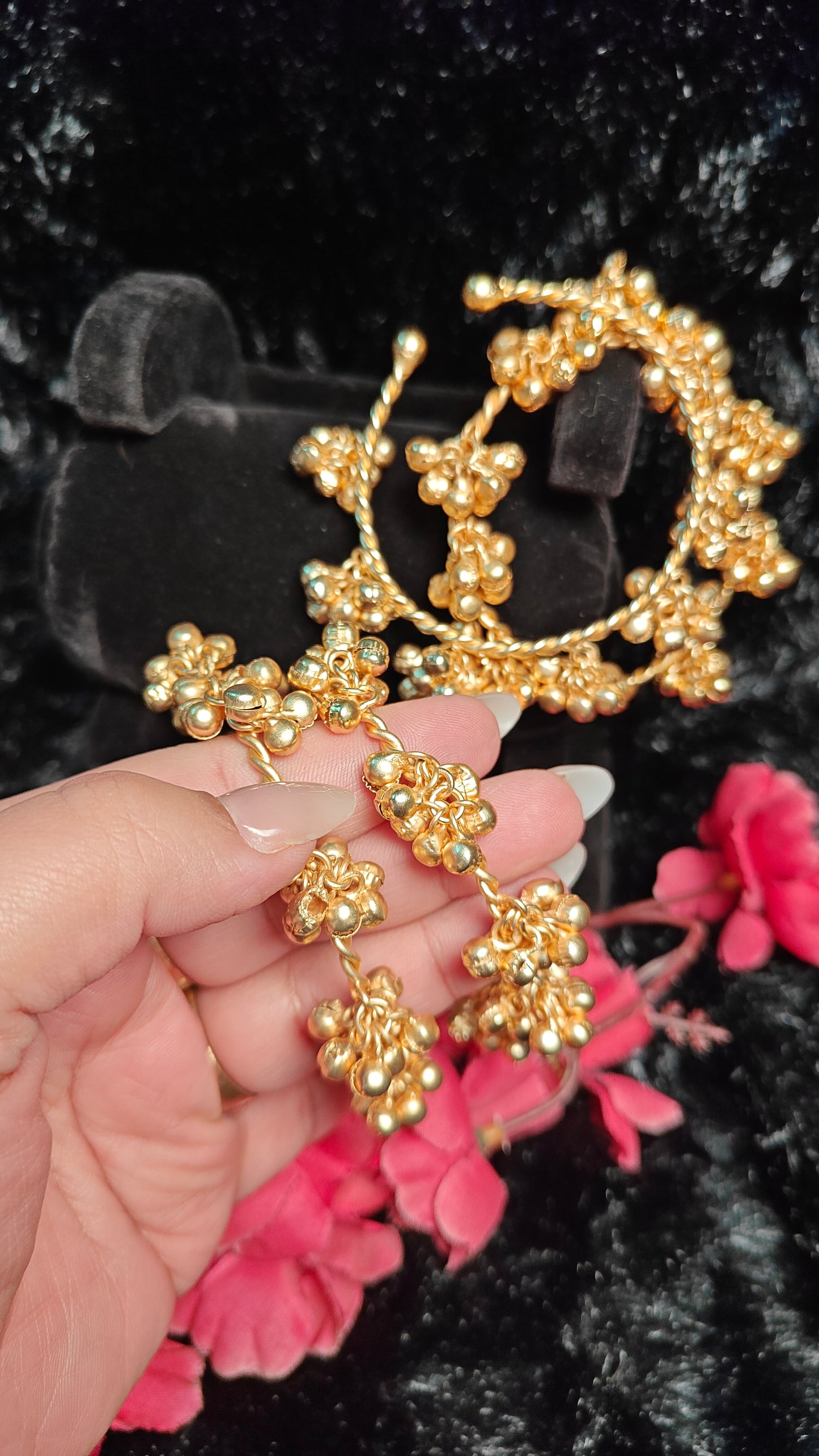 Royal Twist Ghungroo Kada Set