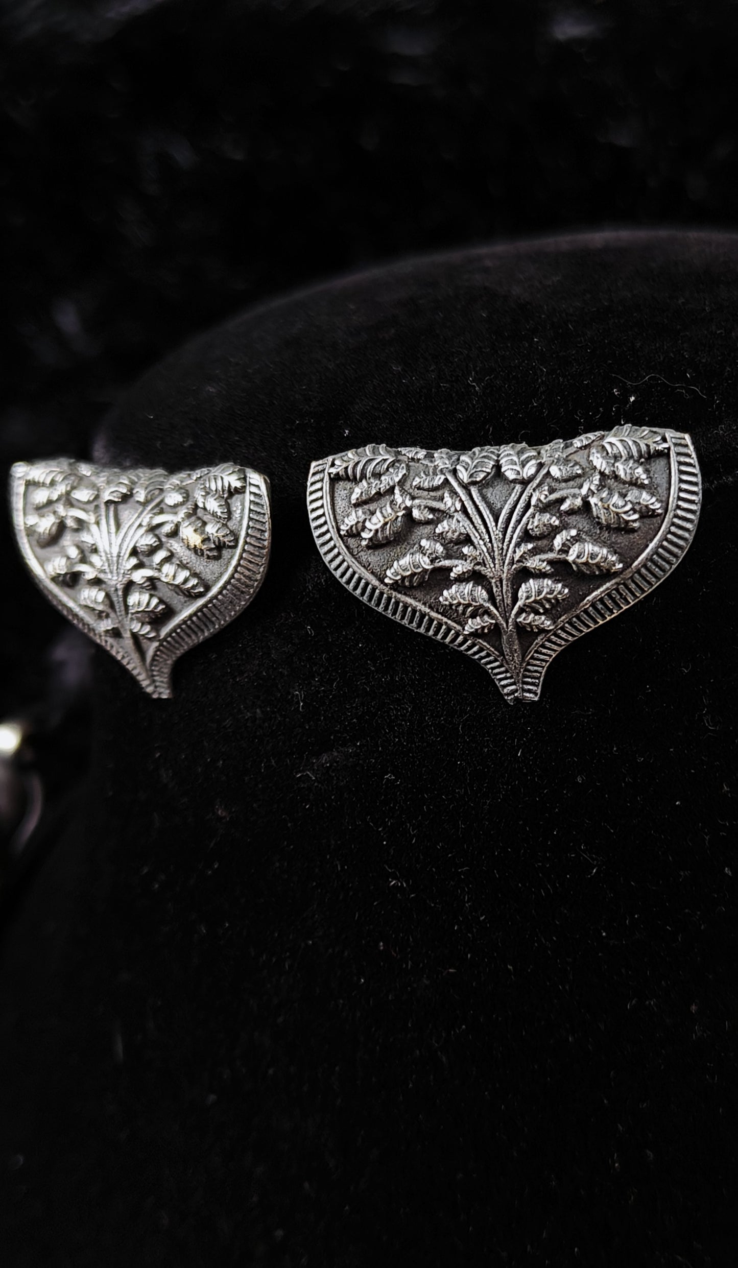 Tribal Engraved Oxidised Choker Set