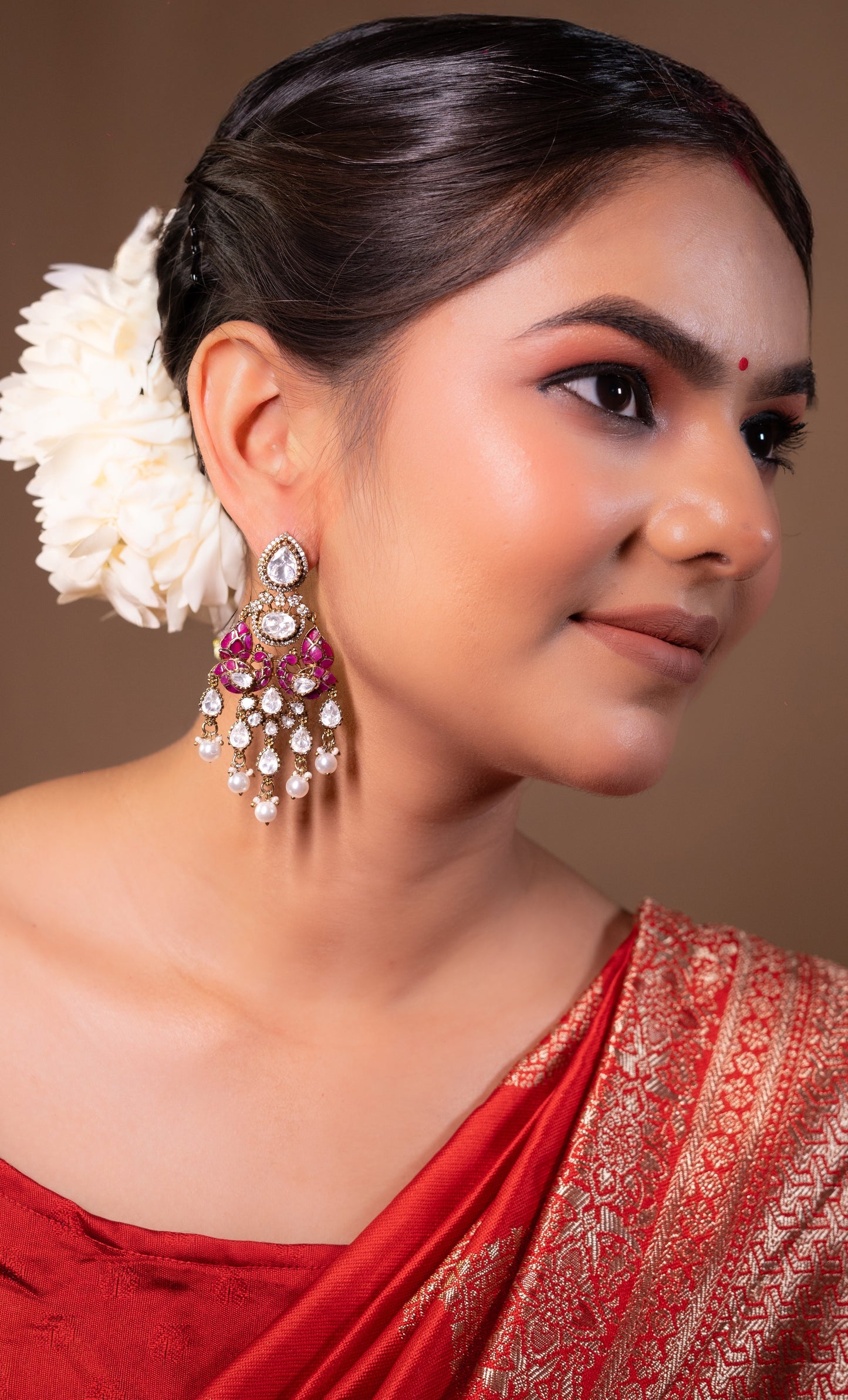 Vintage Meenakari Kundan Grace