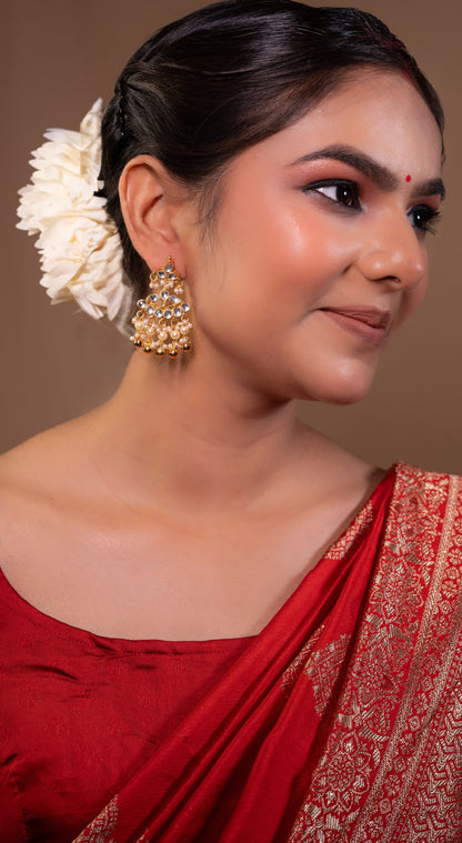 Timeless Gold Kundan Studs