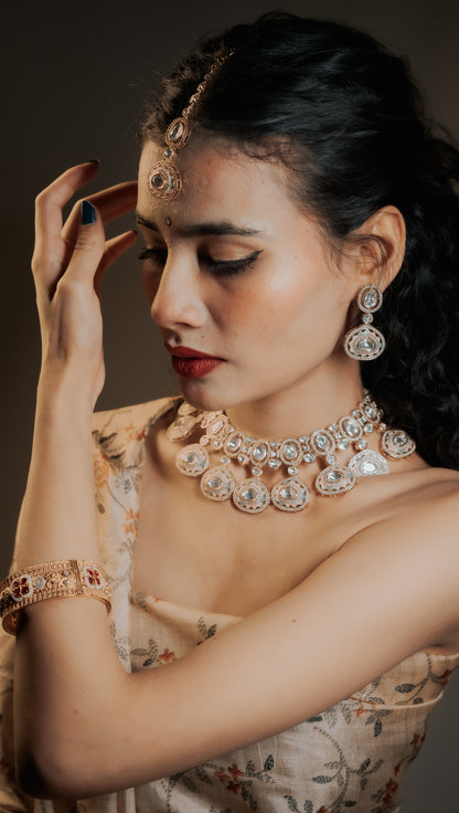Multicolour Meenakari Kundan Necklace