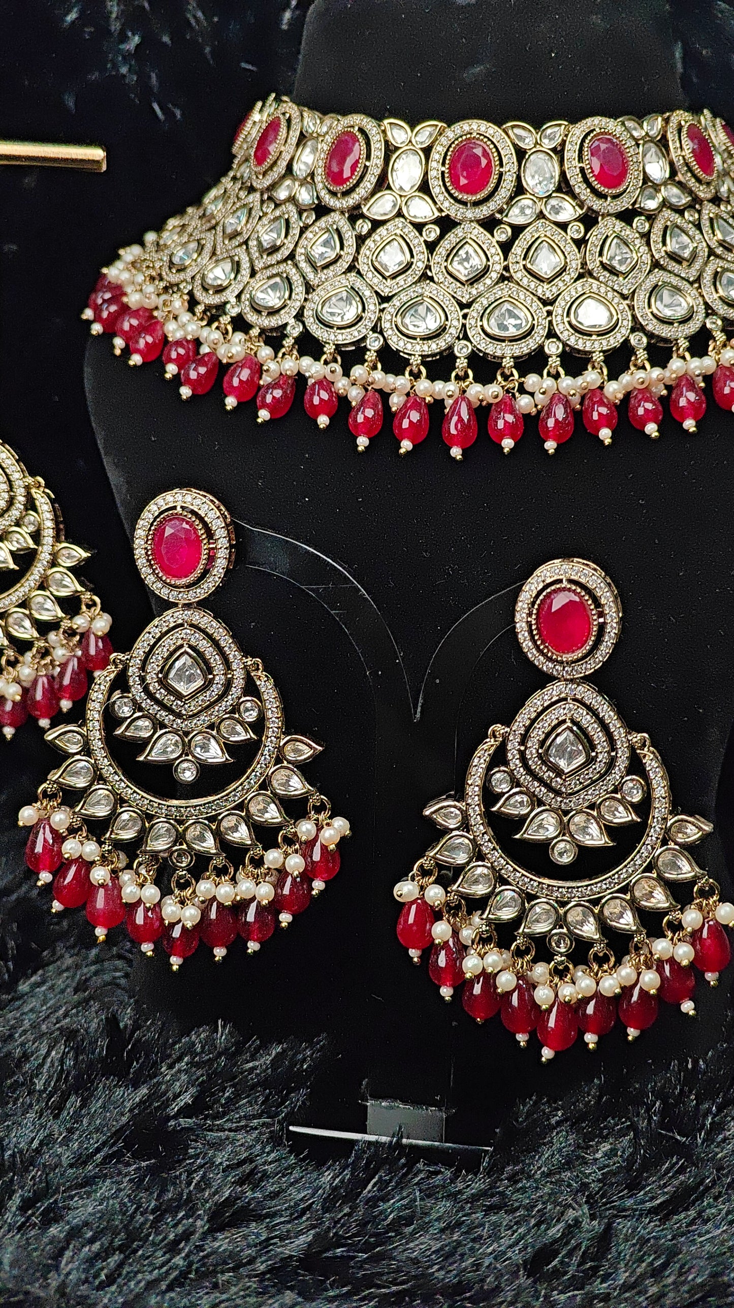 Traditional Bridal Kundan Jewelry Set