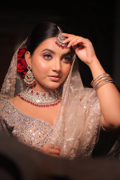Traditional Bridal Kundan Jewelry Set