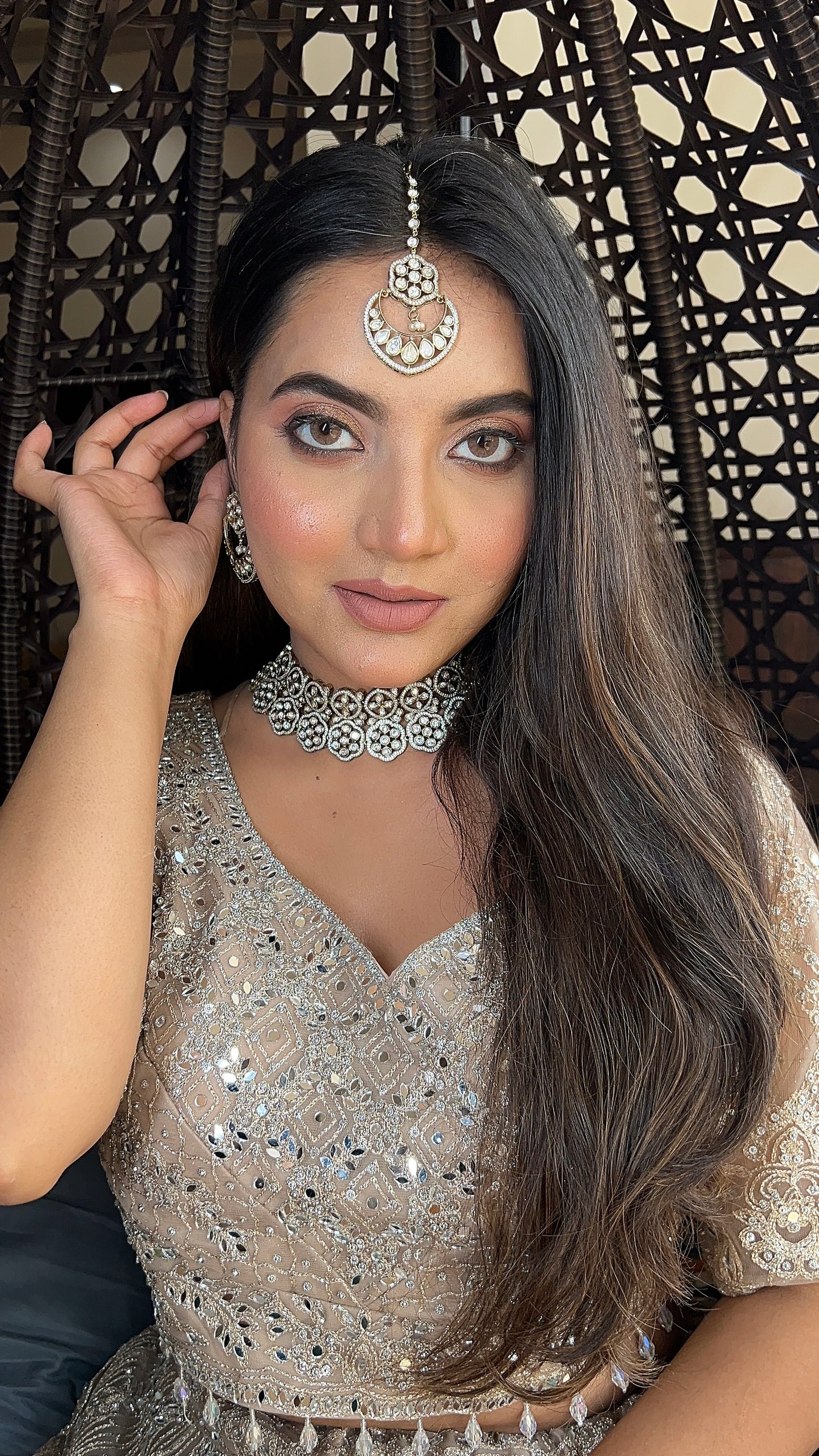 Royal Bloom Kundan Bridal Jewellery Set