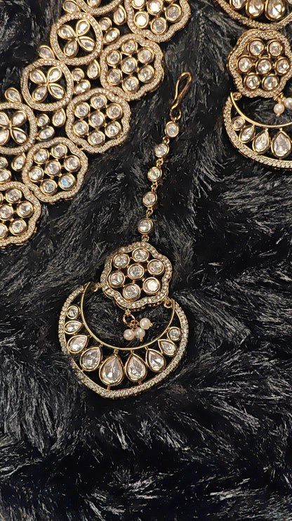 Royal Bloom Kundan Bridal Jewellery Set