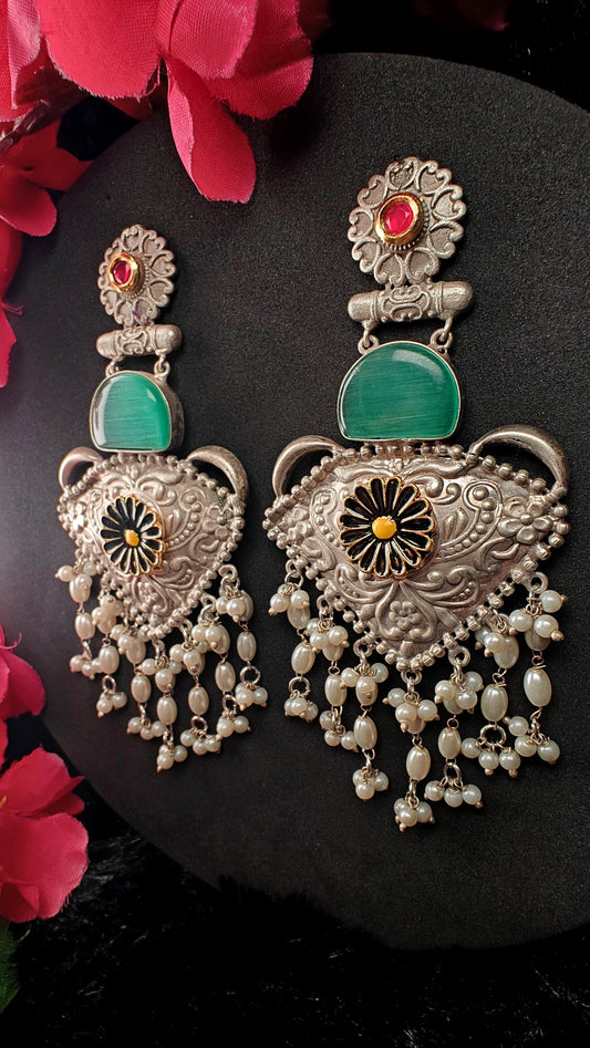 Regal Meadow Antique Dangler Earrings