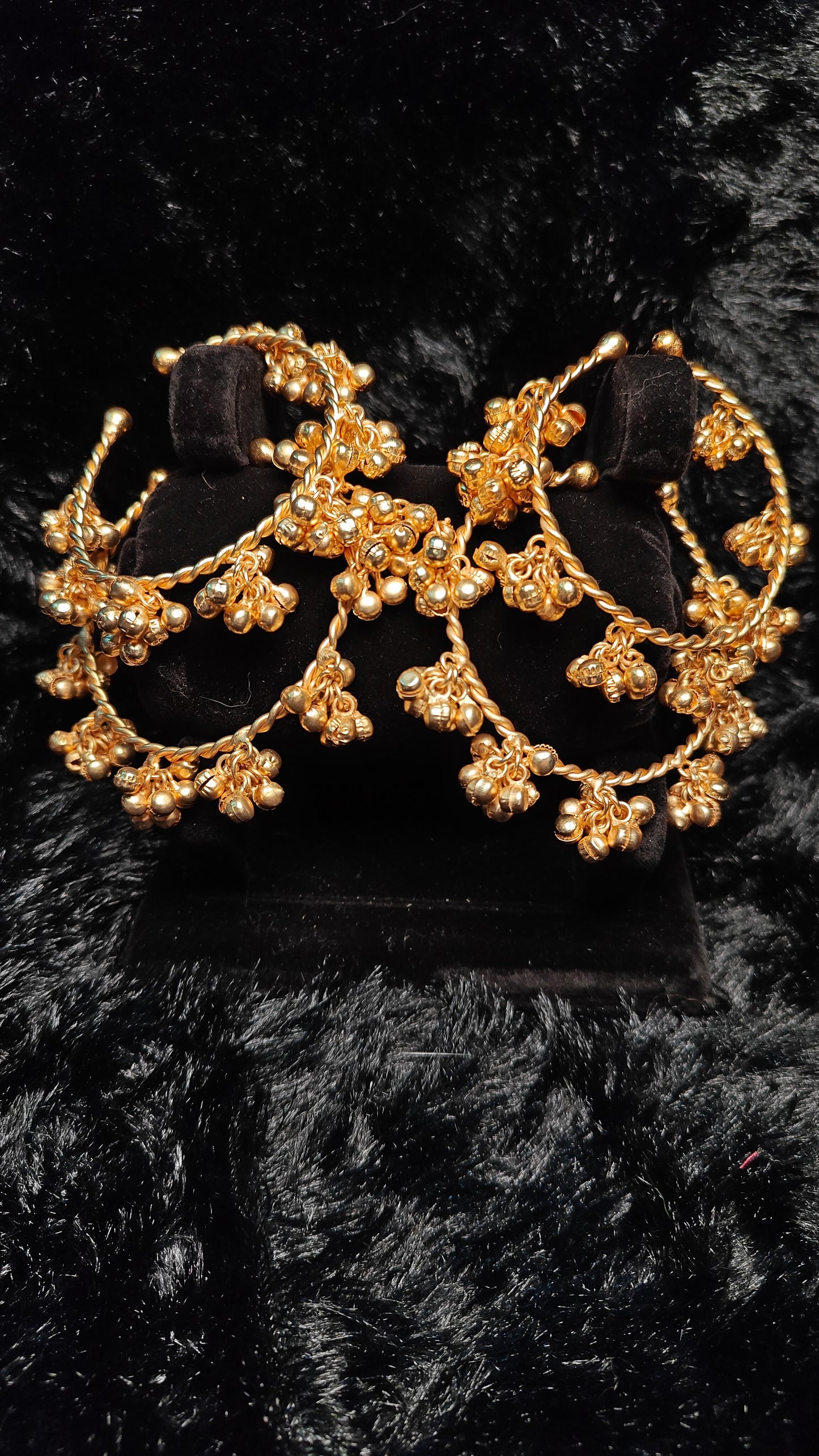 Royal Twist Ghungroo Kada Set